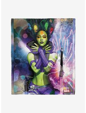 Marvel Guardians Of The Galaxy Beautiful Gamora Throw Blanket, , hi-res