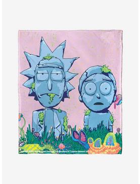 Rick And Morty Made Of Stone Throw Blanket, , hi-res