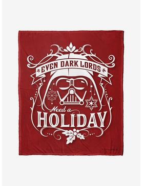 Star Wars Holiday Lord Throw Blanket, , hi-res