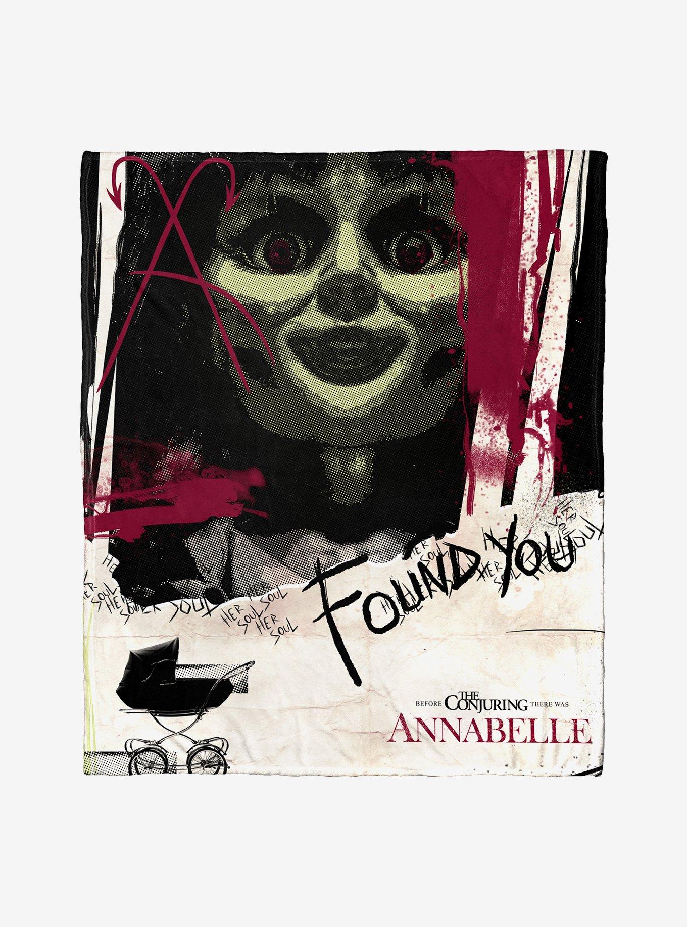 Annabelle Poster 2 Throw Blanket, , hi-res