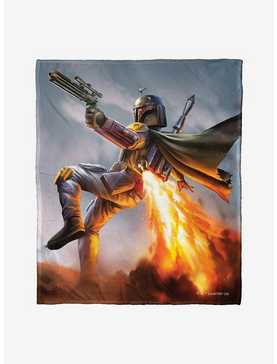 Star Wars Boba Blast Throw Blanket, , hi-res
