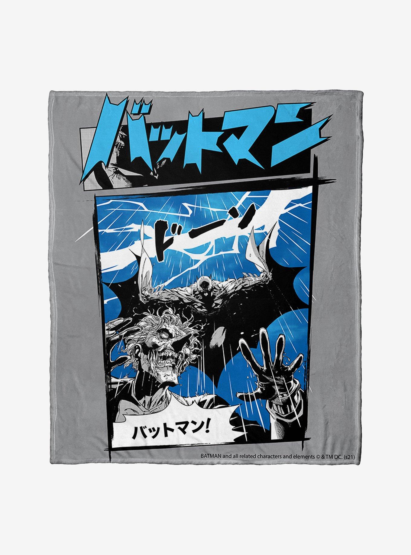 DC Comics Batman Anime DC Comics Batman Throw Blanket | BoxLunch