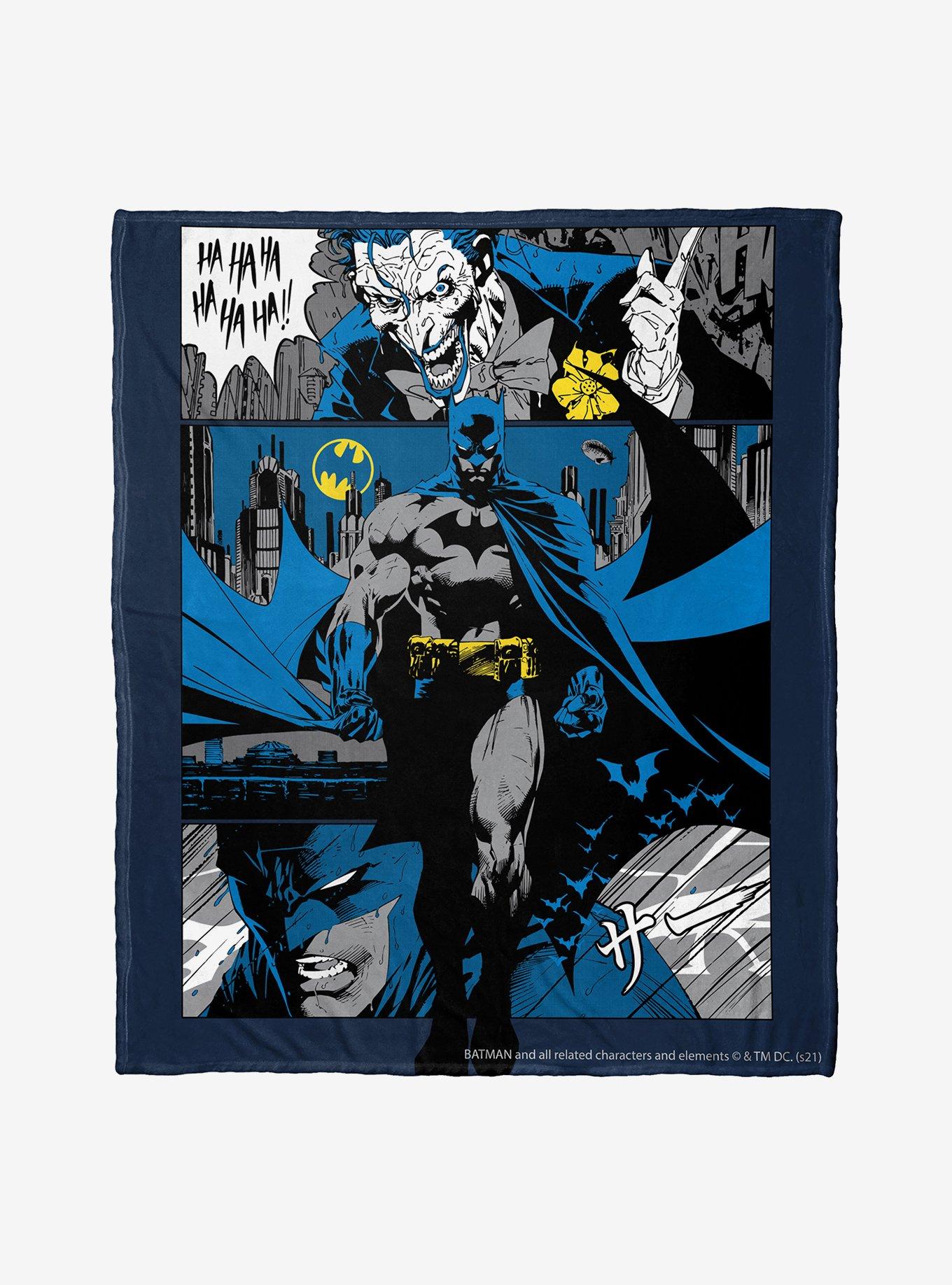 DC Comics Batman Anime Joker Throw Blanket, , hi-res