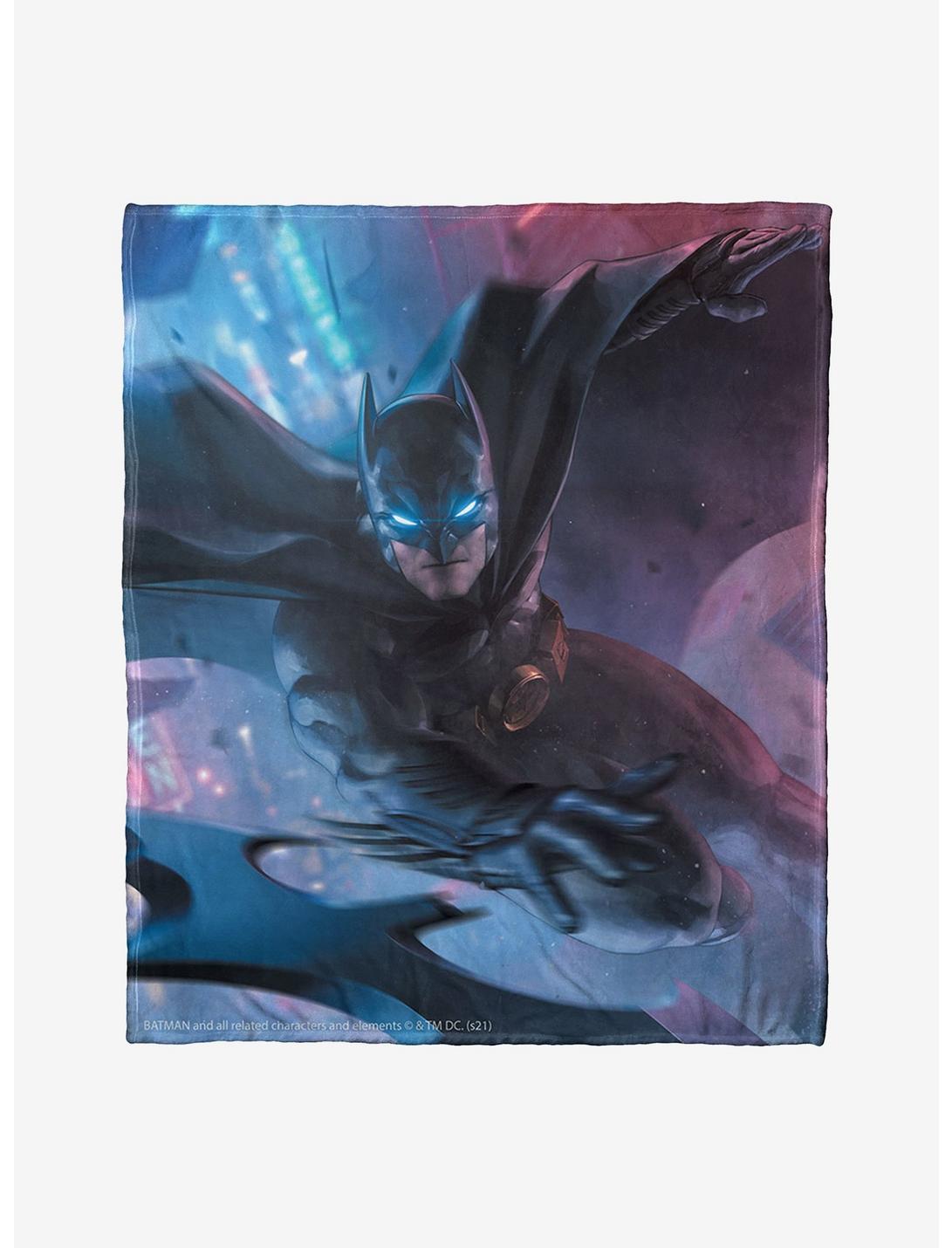 DC Comics Batman Batarang Cover Throw Blanket, , hi-res