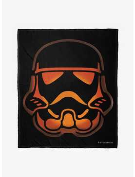 Star Wars Storm Trooper Jack-O'-Lantern Throw Blanket, , hi-res