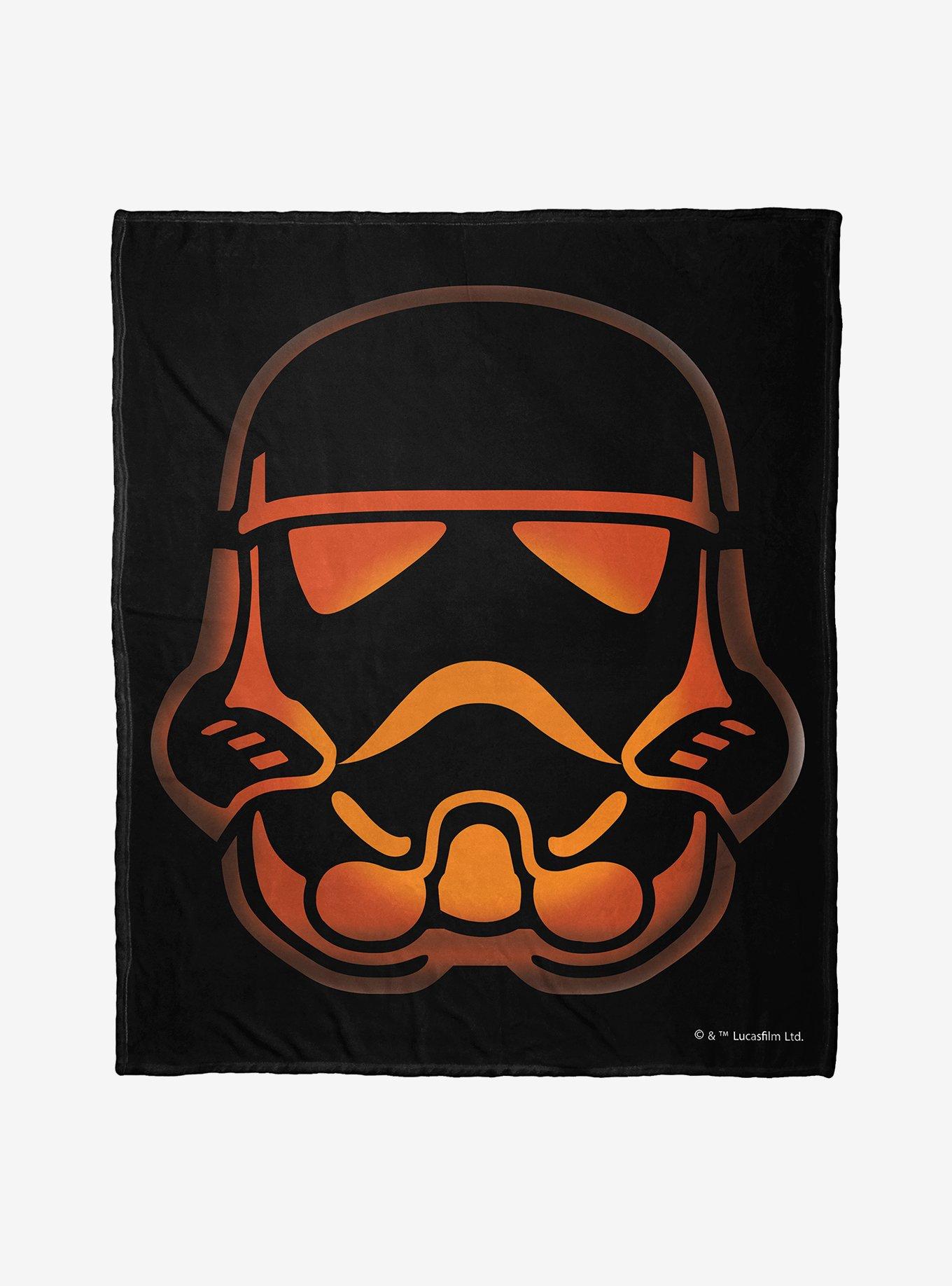 Star Wars Storm Trooper Jack-O'-Lantern Throw Blanket, , hi-res