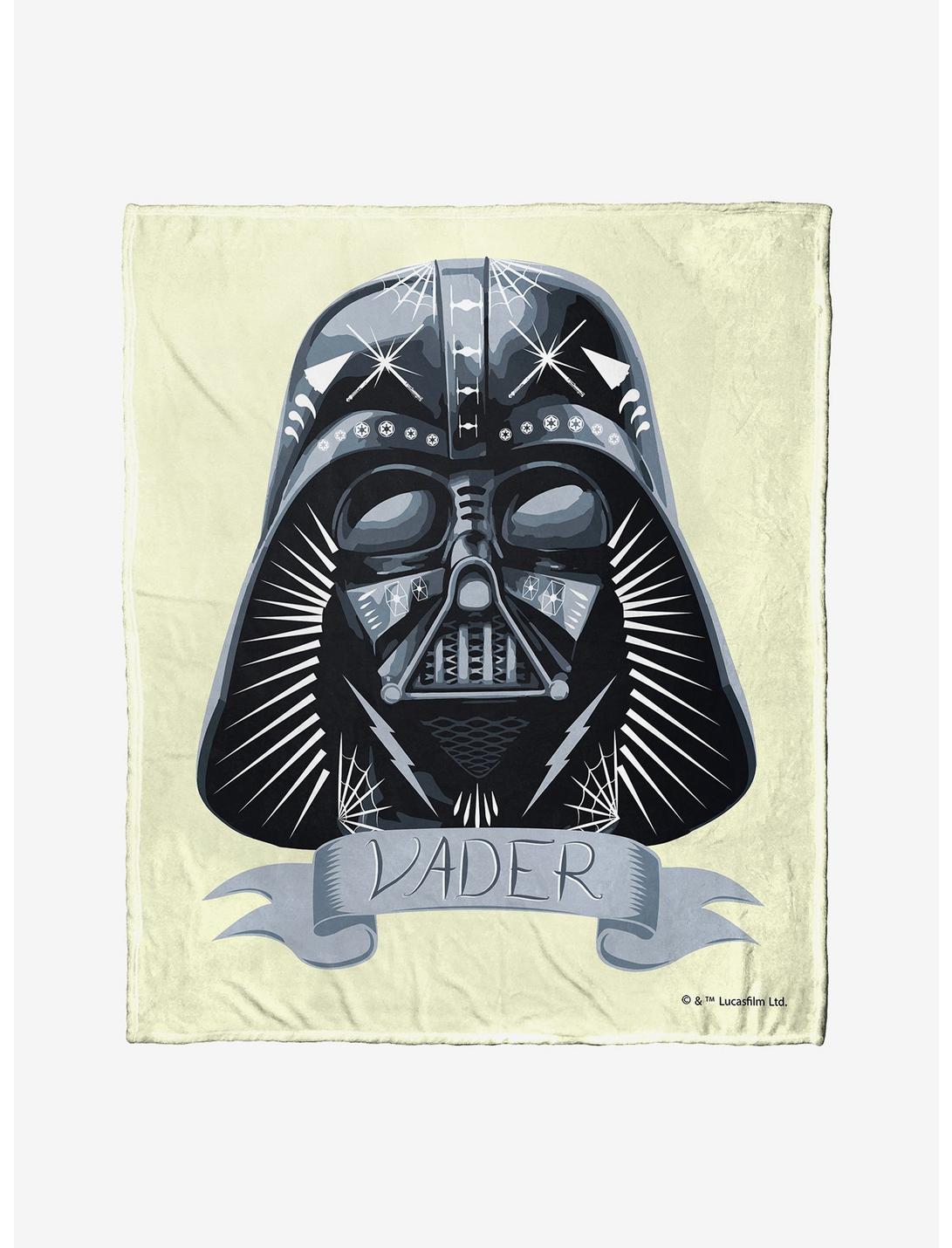 Star Wars Vader Decorated Helmet Throw Blanket, , hi-res