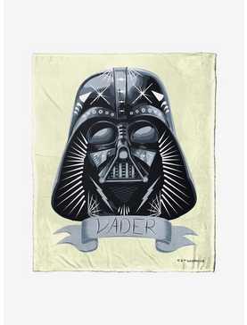 Star Wars Vader Decorated Helmet Throw Blanket, , hi-res