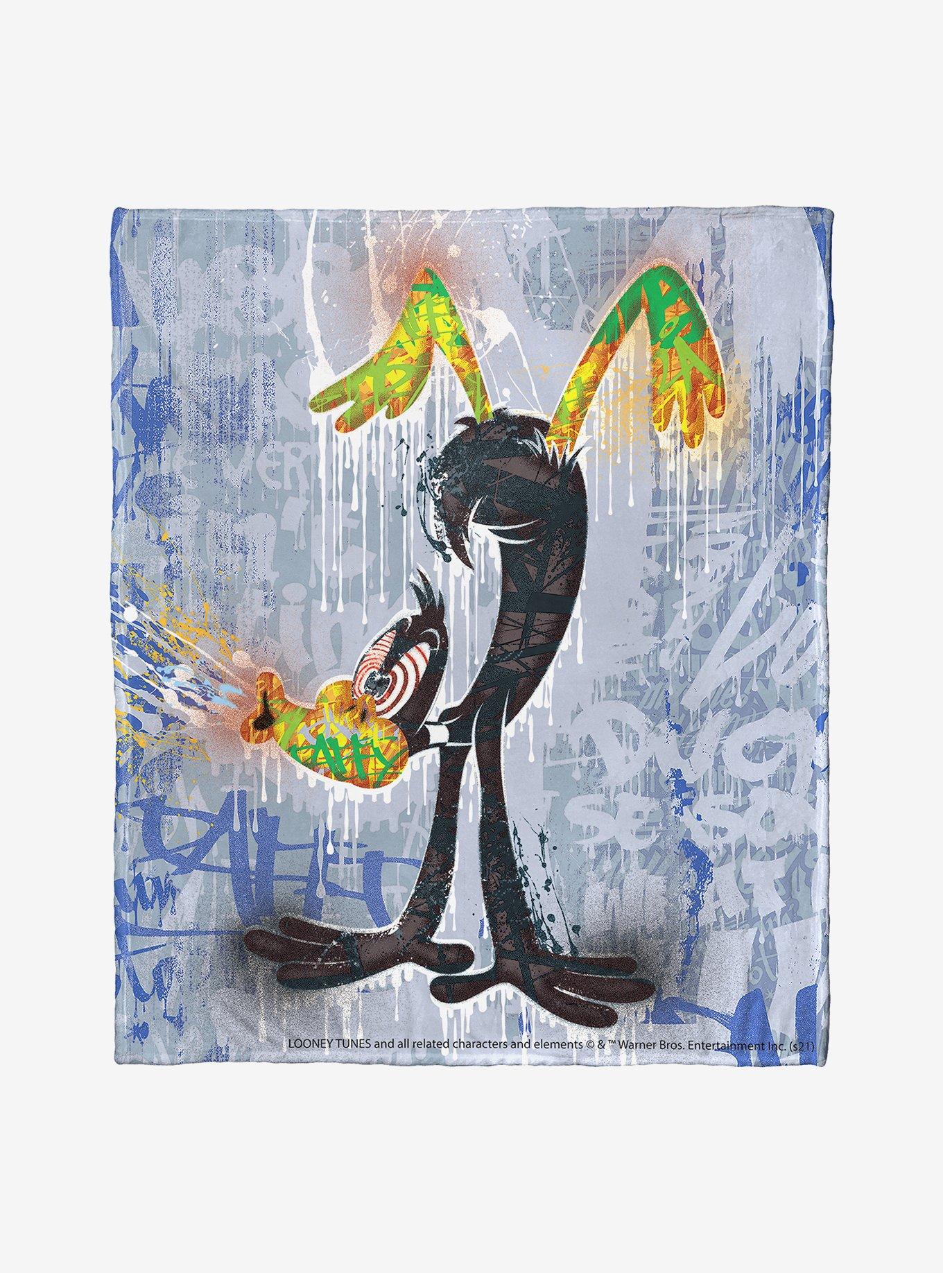 Looney Tunes Daffy Handstand Throw Blanket, , hi-res