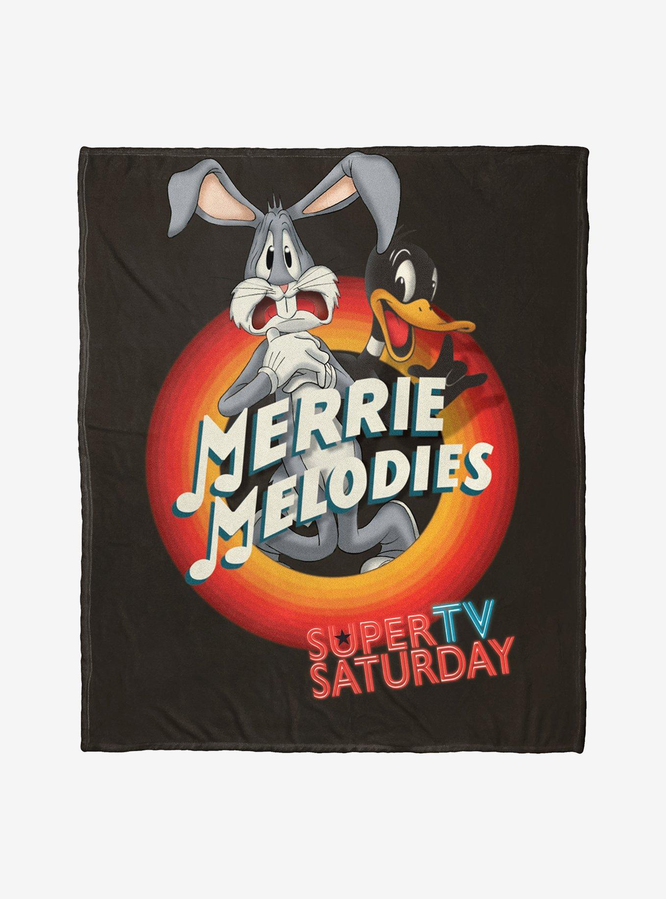 Looney Tunes Merrie Melodies Throw Blanket, , hi-res