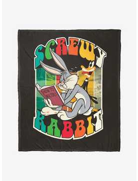 Looney Tunes Screwy Rabbit Throw Blanket, , hi-res