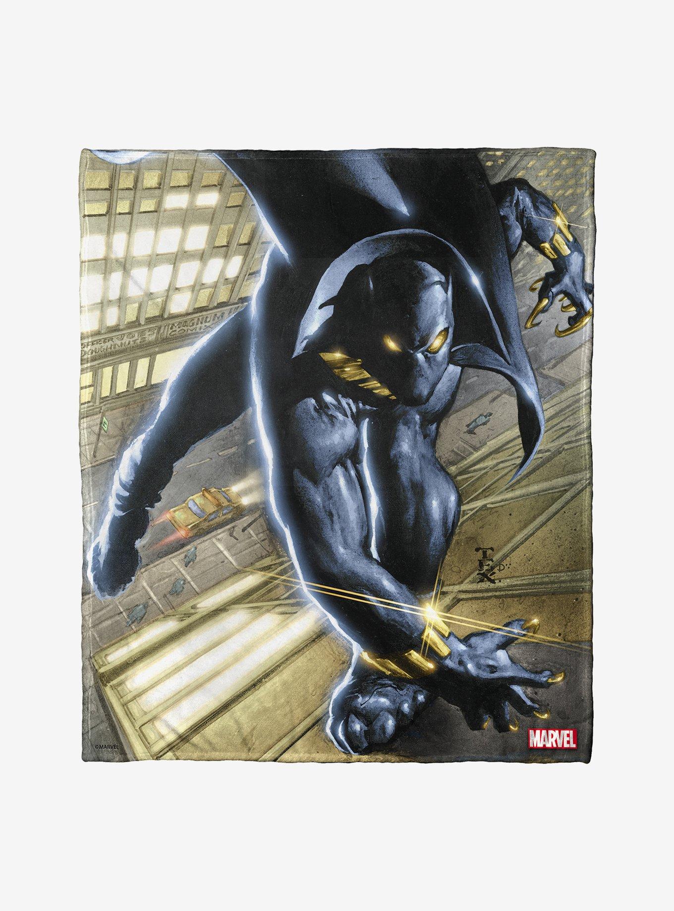 Marvel Black Panther Golden Touch Throw Blanket, , hi-res