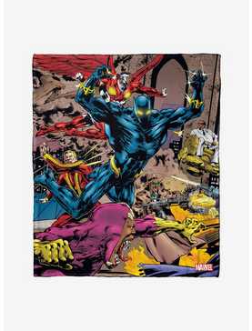 Marvel Black Panther Time To Pounce Throw Blanket, , hi-res