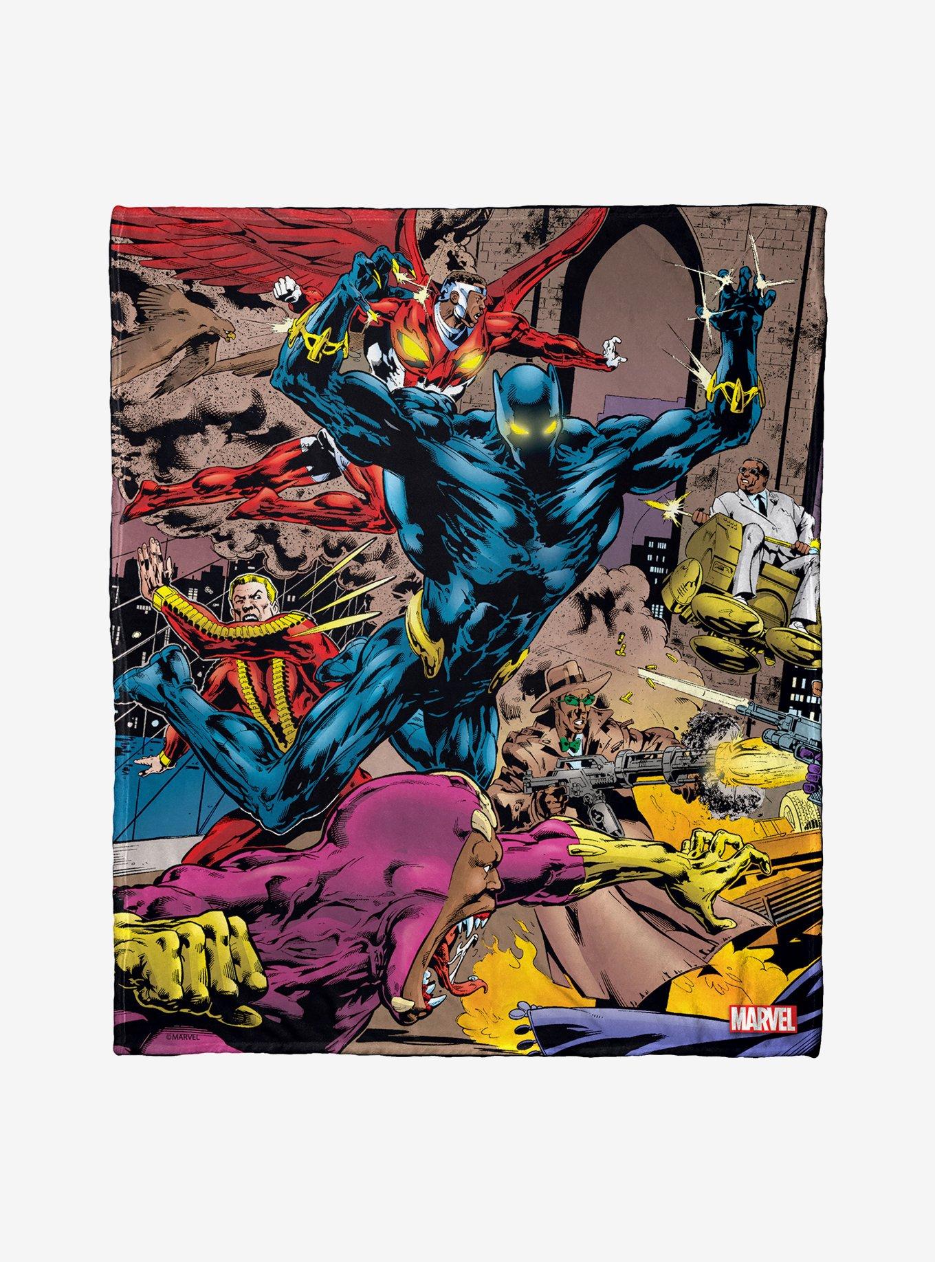 Marvel Black Panther Time To Pounce Throw Blanket, , hi-res