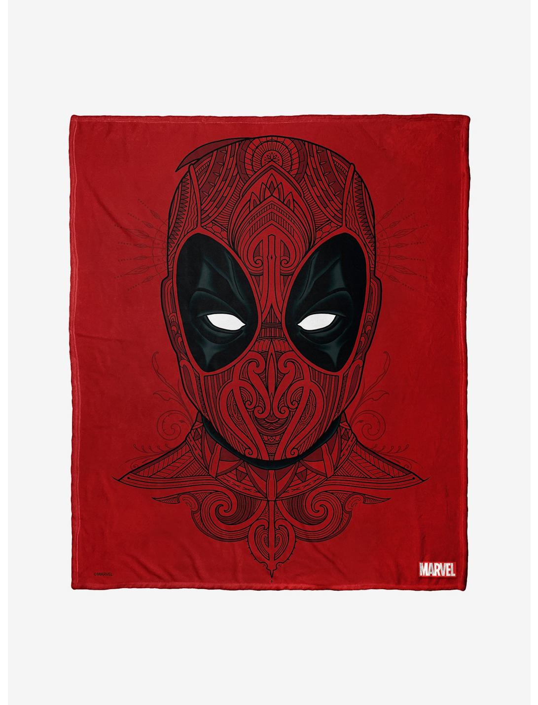 Marvel Deadpool Flourishing Deadpool Throw Blanket, , hi-res