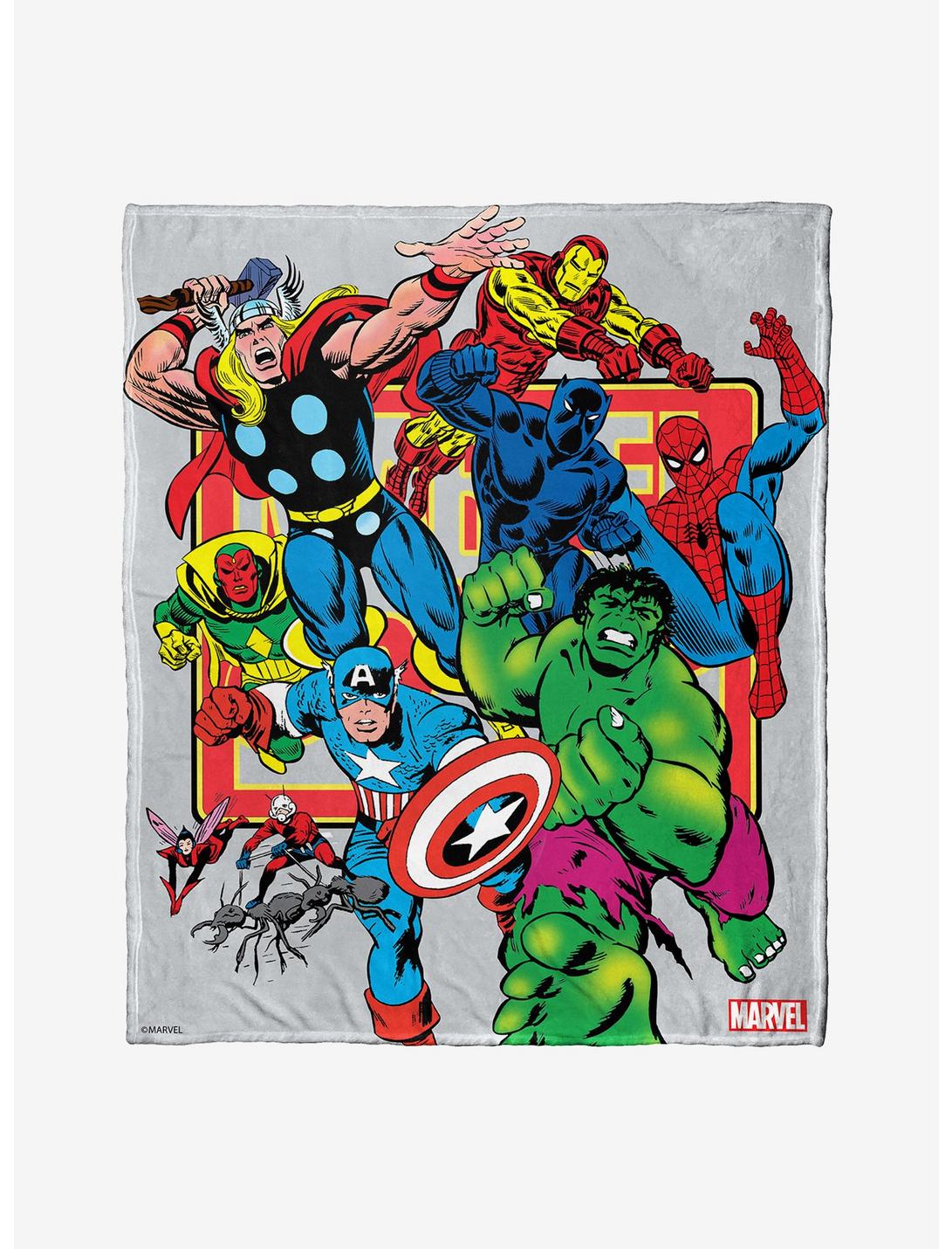 Marvel Future Fight Comic Run Throw Blanket, , hi-res