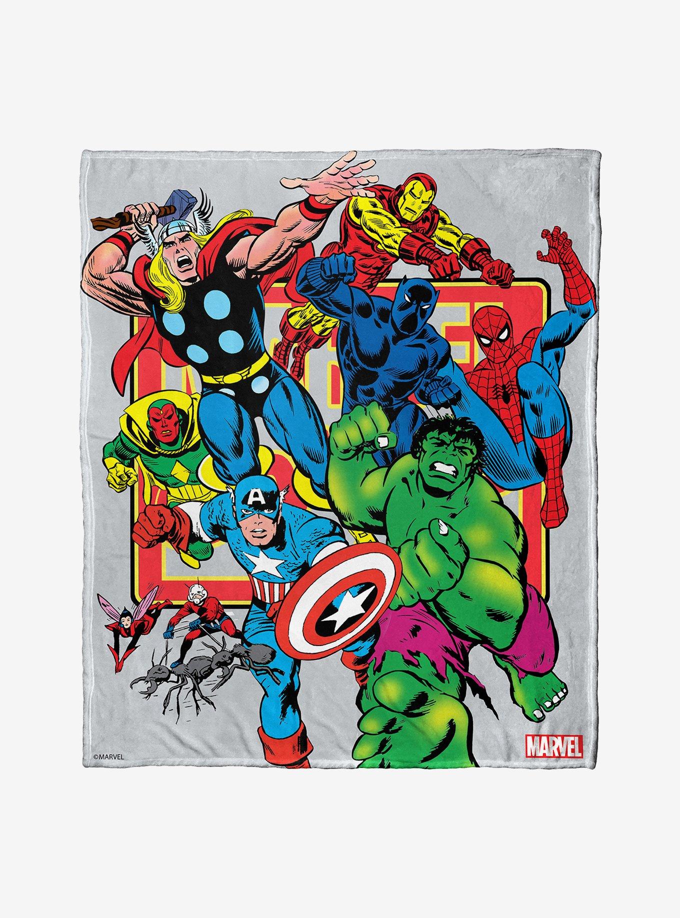 Marvel Future Fight Comic Run Throw Blanket, , hi-res