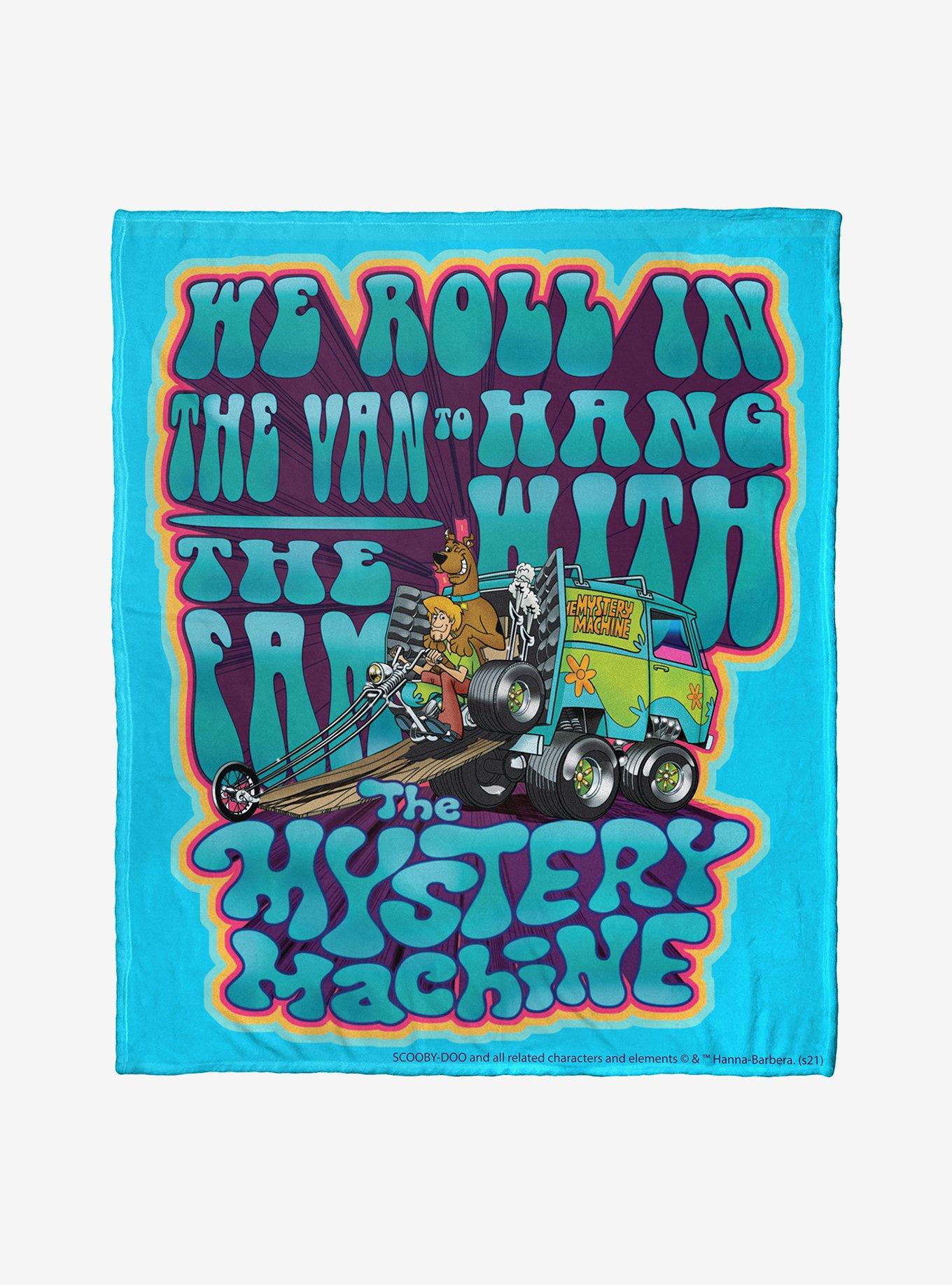 Scooby-Doo Roll In The Van Throw Blanket, , hi-res