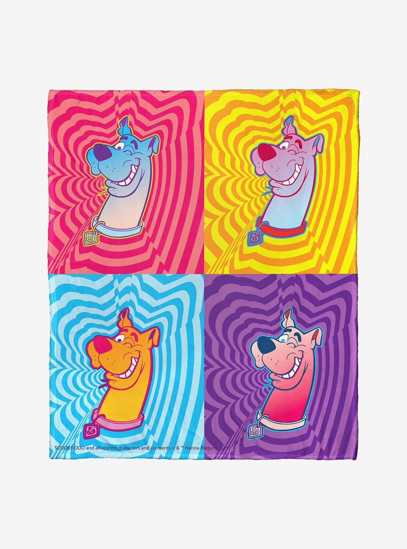 Scooby-Doo Scooby Geometrics Throw Blanket, , hi-res