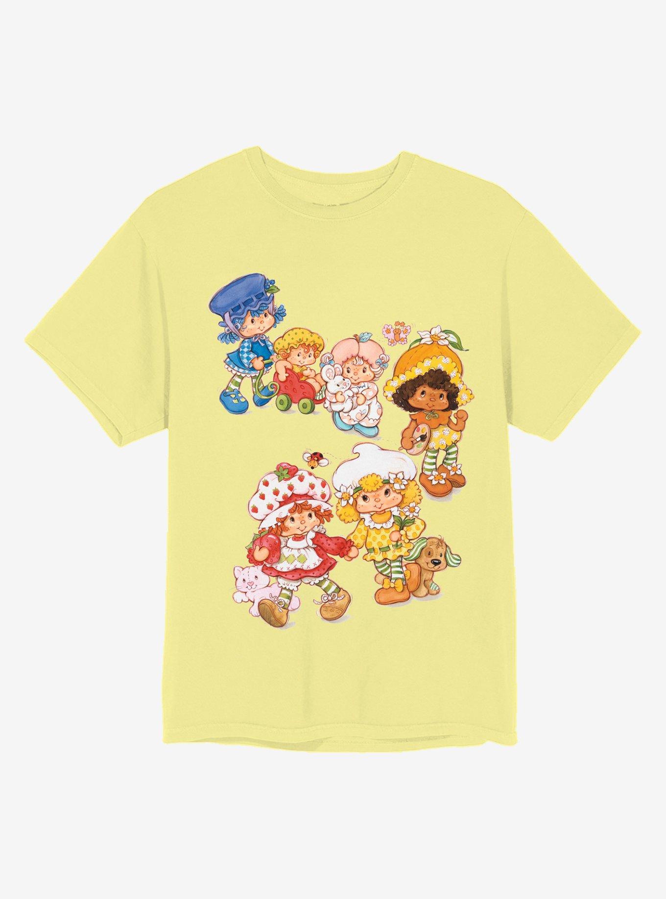Strawberry Shortcake Group Boyfriend Fit Girls TShirt Hot Topic