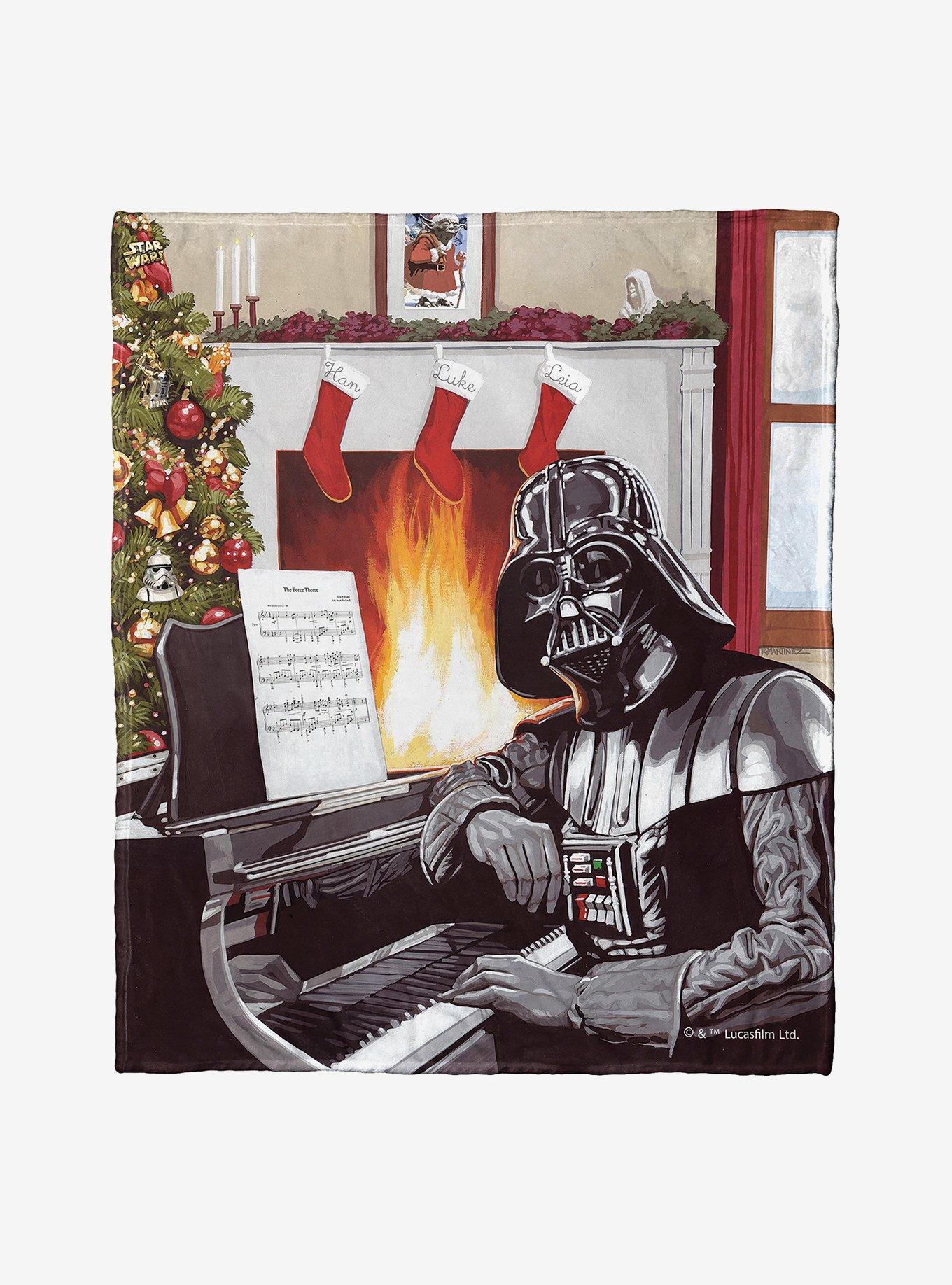 Star Wars Festive Sith Throw Blanket, , hi-res
