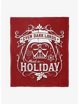 Star Wars Holiday Lord Throw Blanket, , hi-res