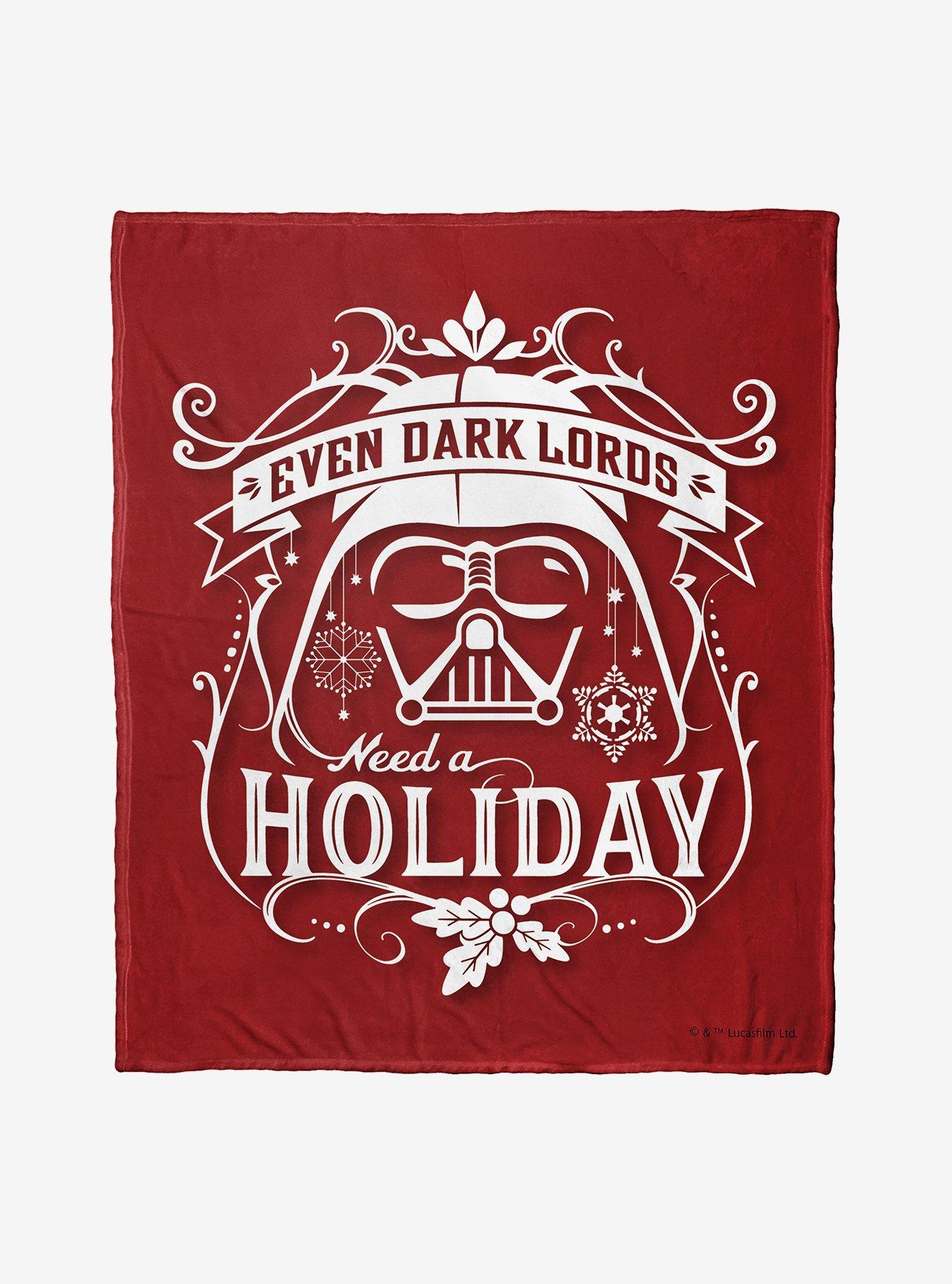 Star Wars Holiday Lord Throw Blanket, , hi-res