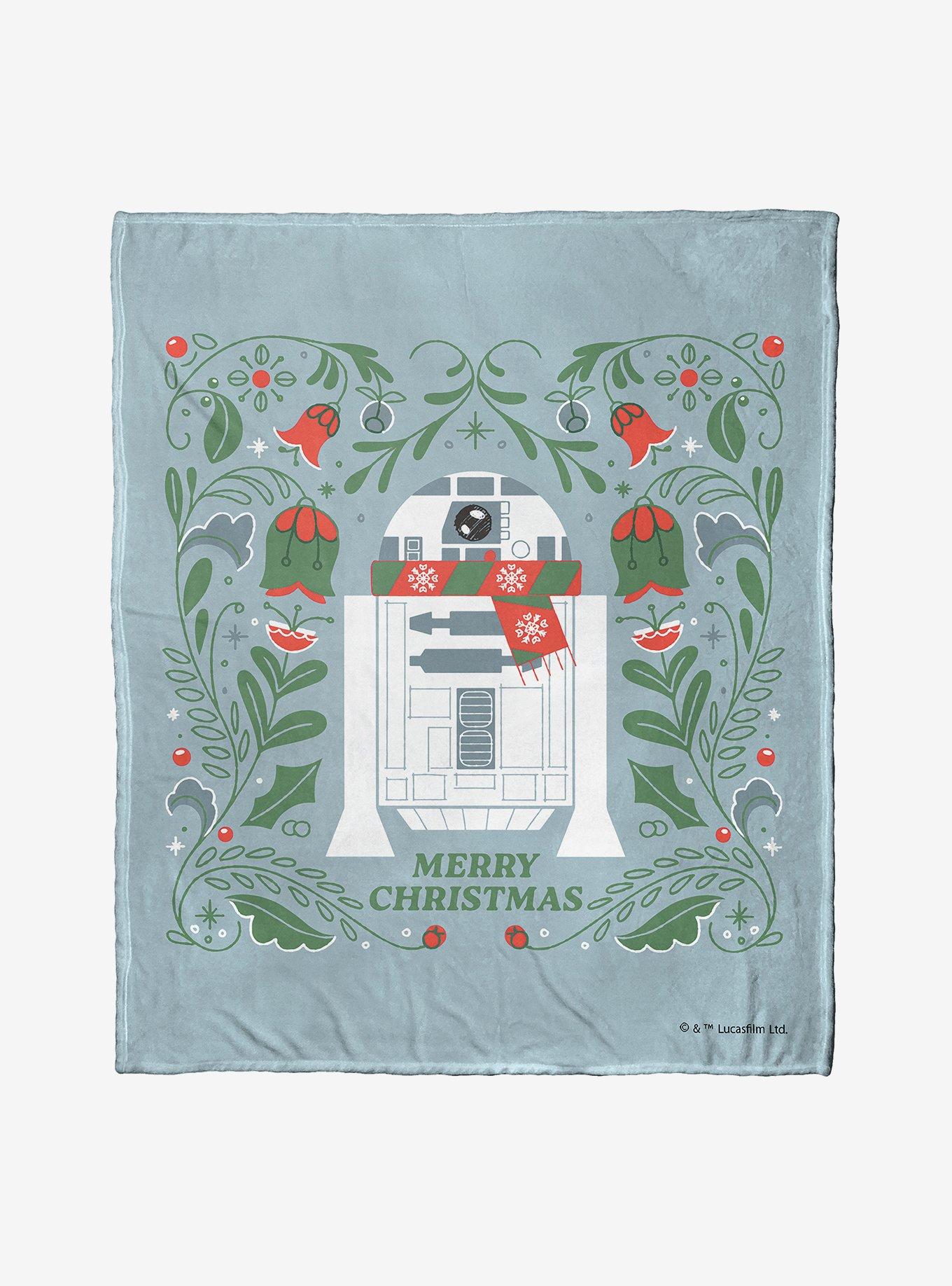 Star Wars Merry R2D2 Throw Blanket, , hi-res