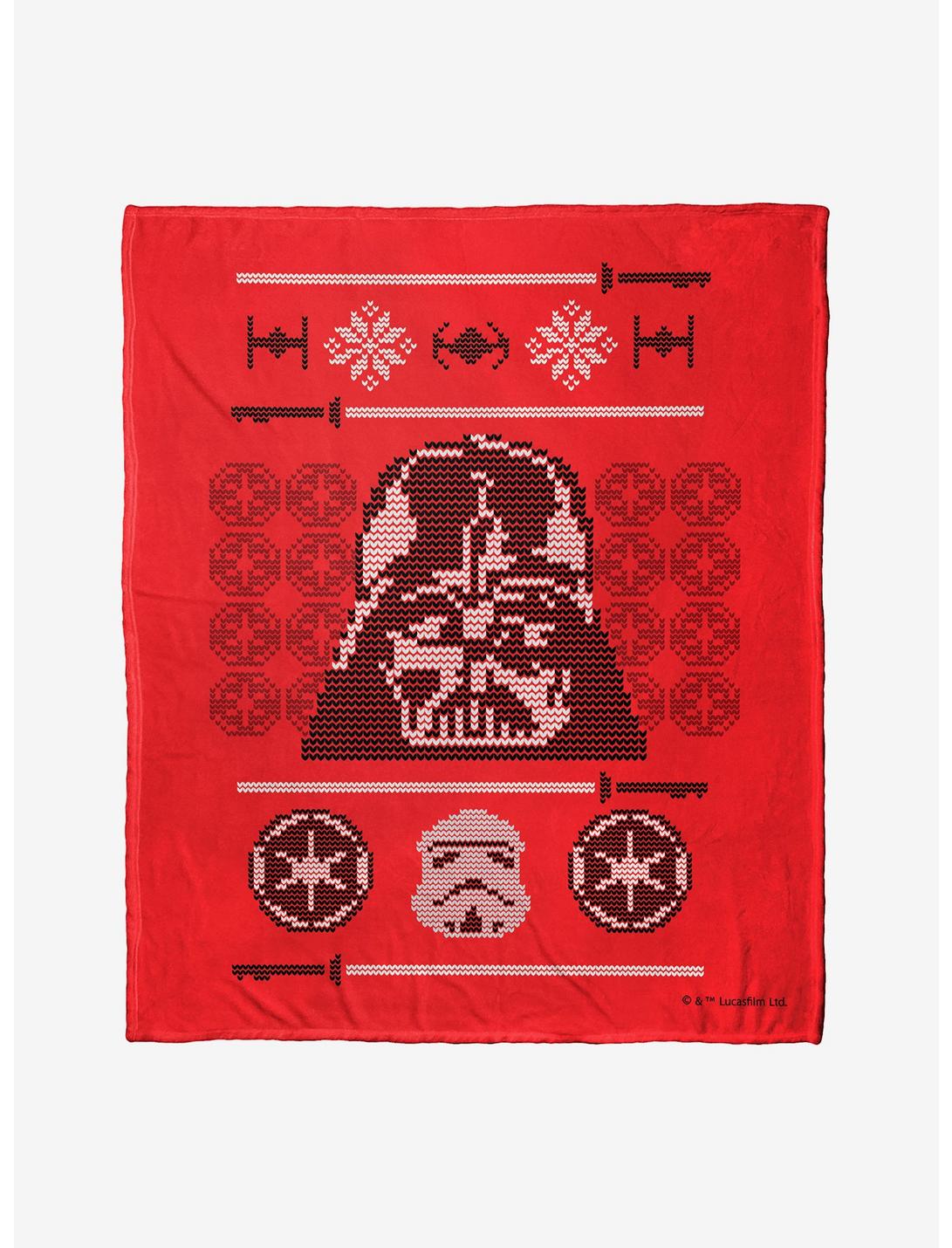 Star Wars Sith Xmas Sweater Throw Blanket, , hi-res