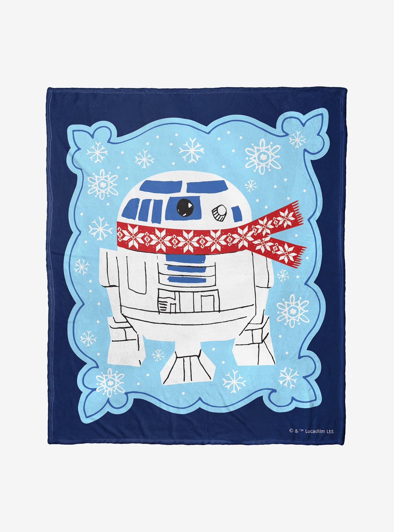 Star Wars Snowy R2D2 Throw Blanket, , hi-res