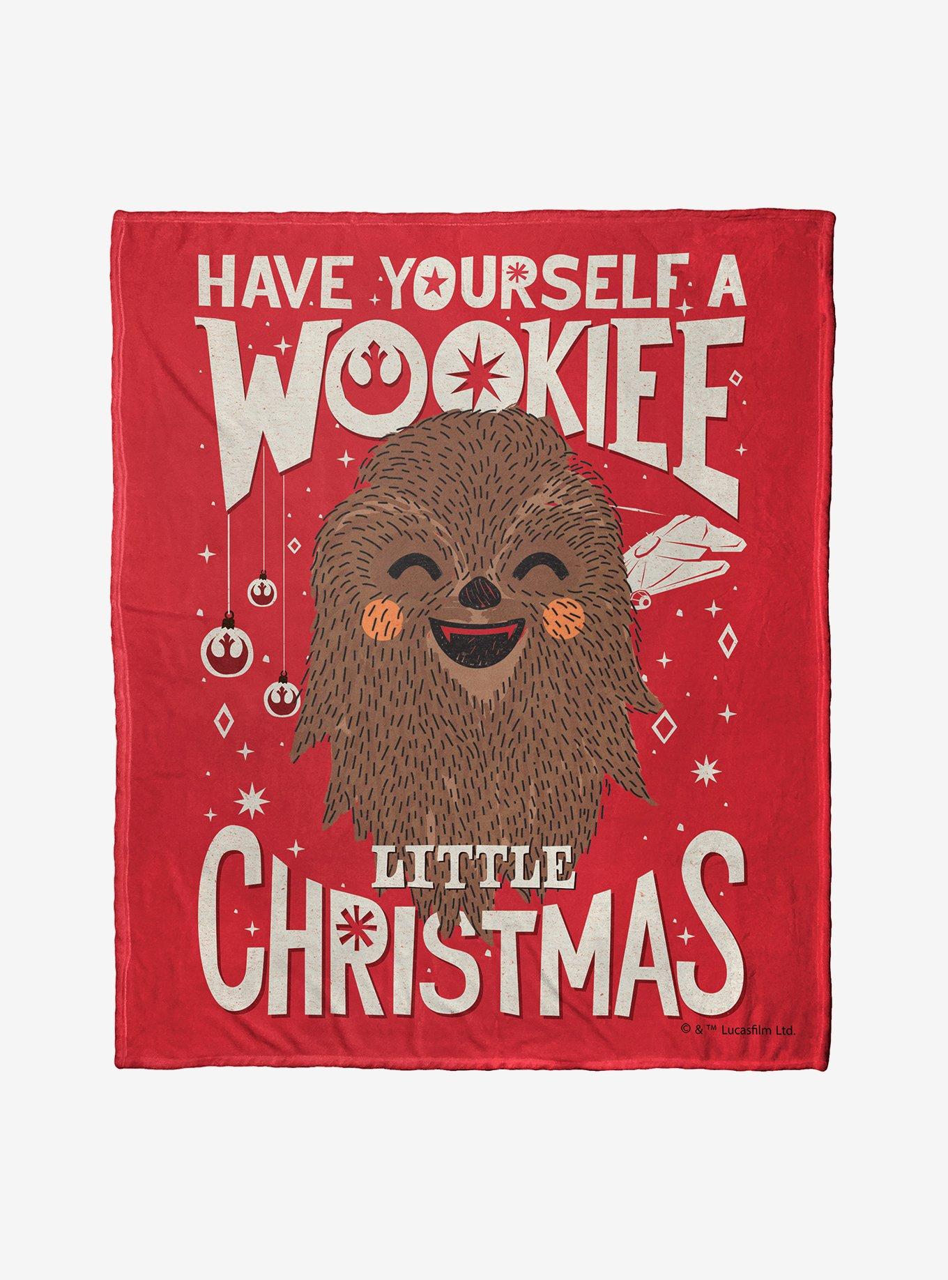 Star Wars Wookie Xmas Throw Blanket, , hi-res