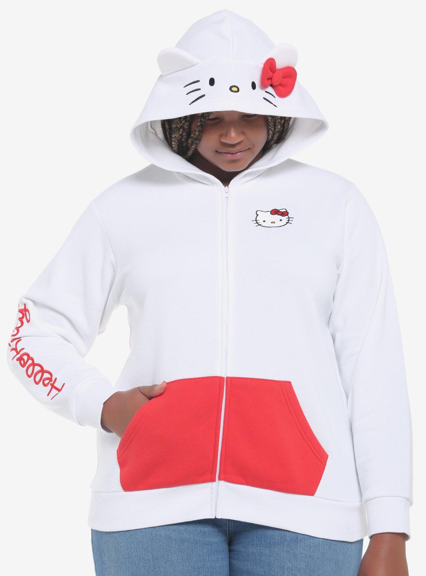 Hello kitty hoodie with ears new arrivals