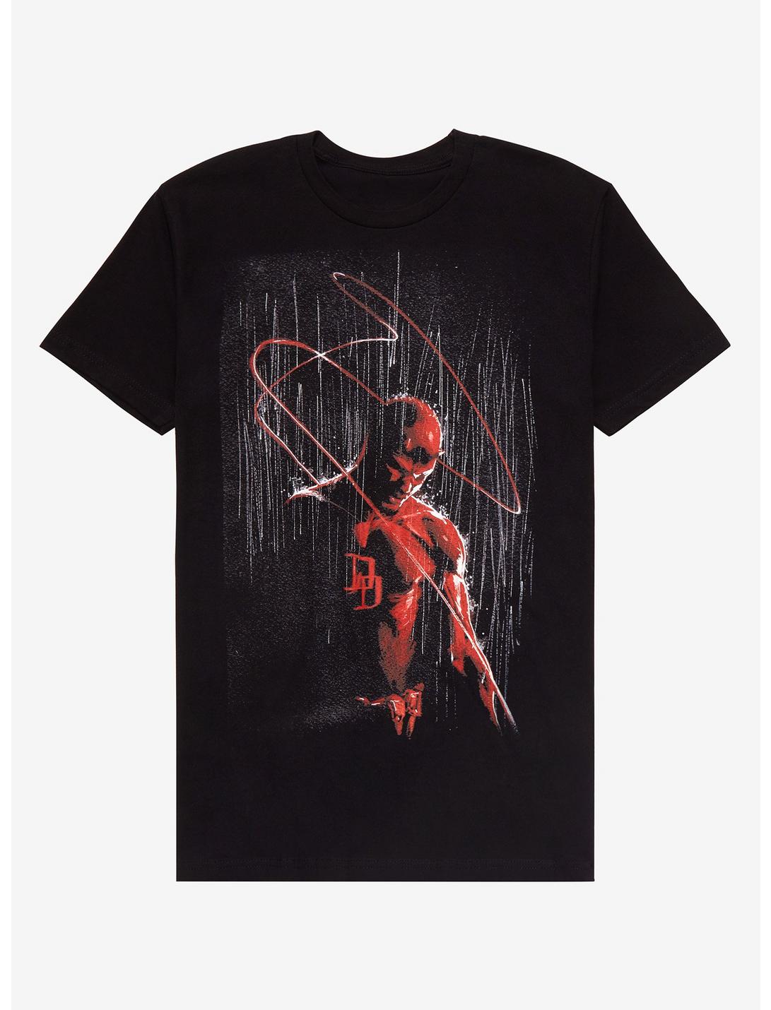 Marvel Daredevil Rain Boyfriend Fit Girls T-Shirt, MULTI, hi-res