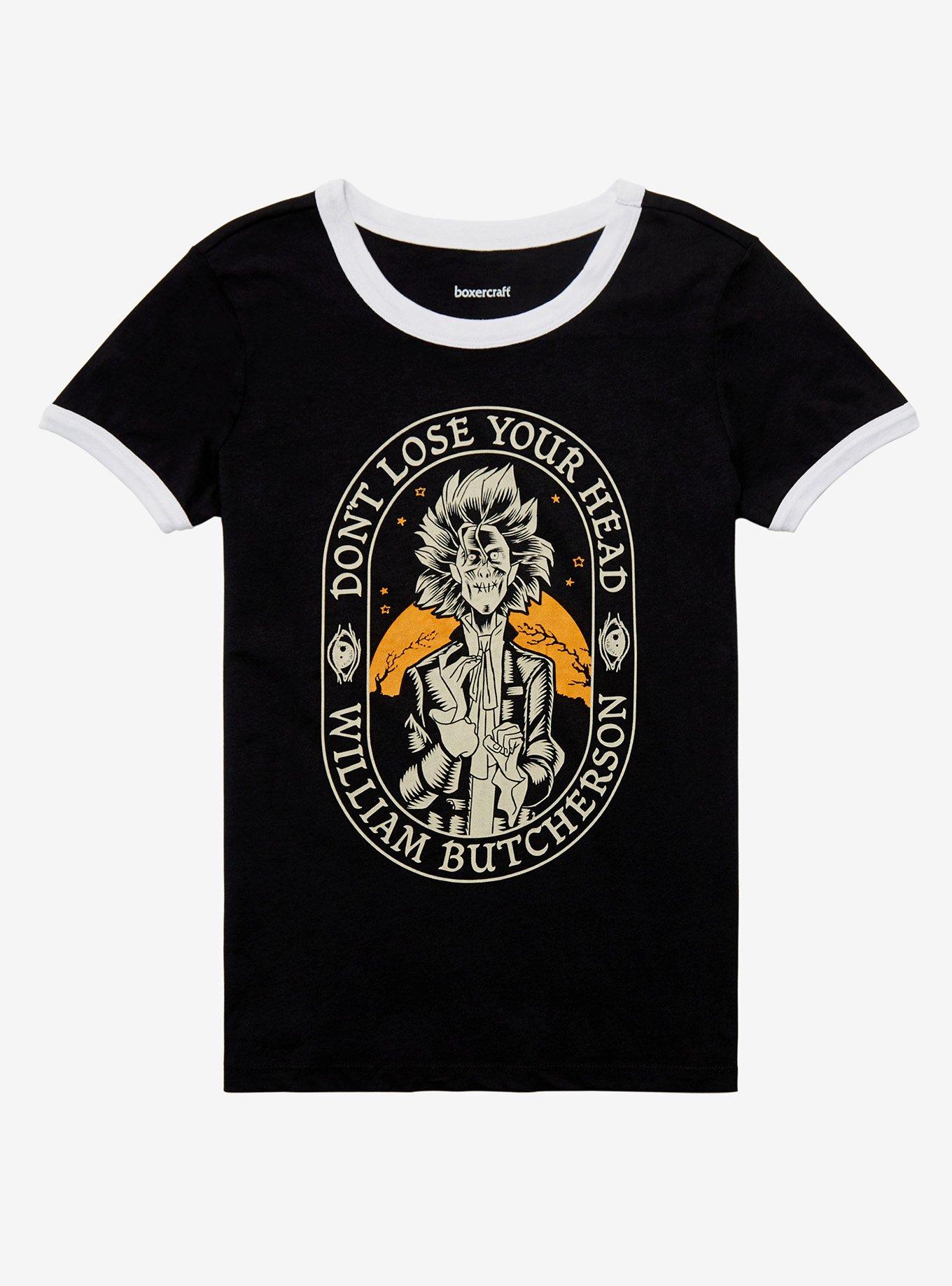 Hocus Pocus Don't Lose Your Head Billy Girls Ringer T-Shirt, , hi-res
