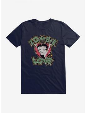 Betty Boop Love Logo T-Shirt, NAVY, hi-res