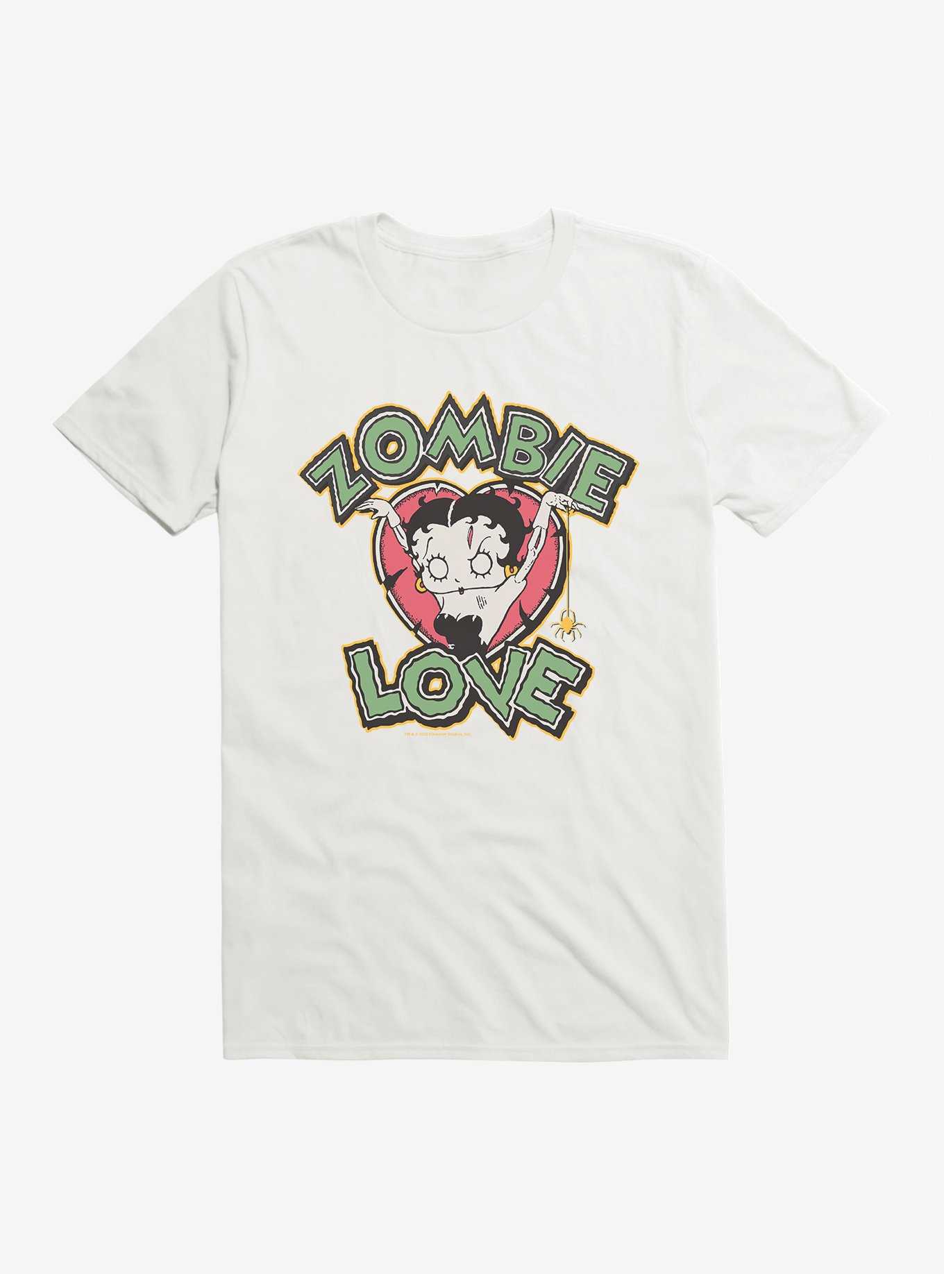 Betty Boop Love Logo T-Shirt, WHITE, hi-res