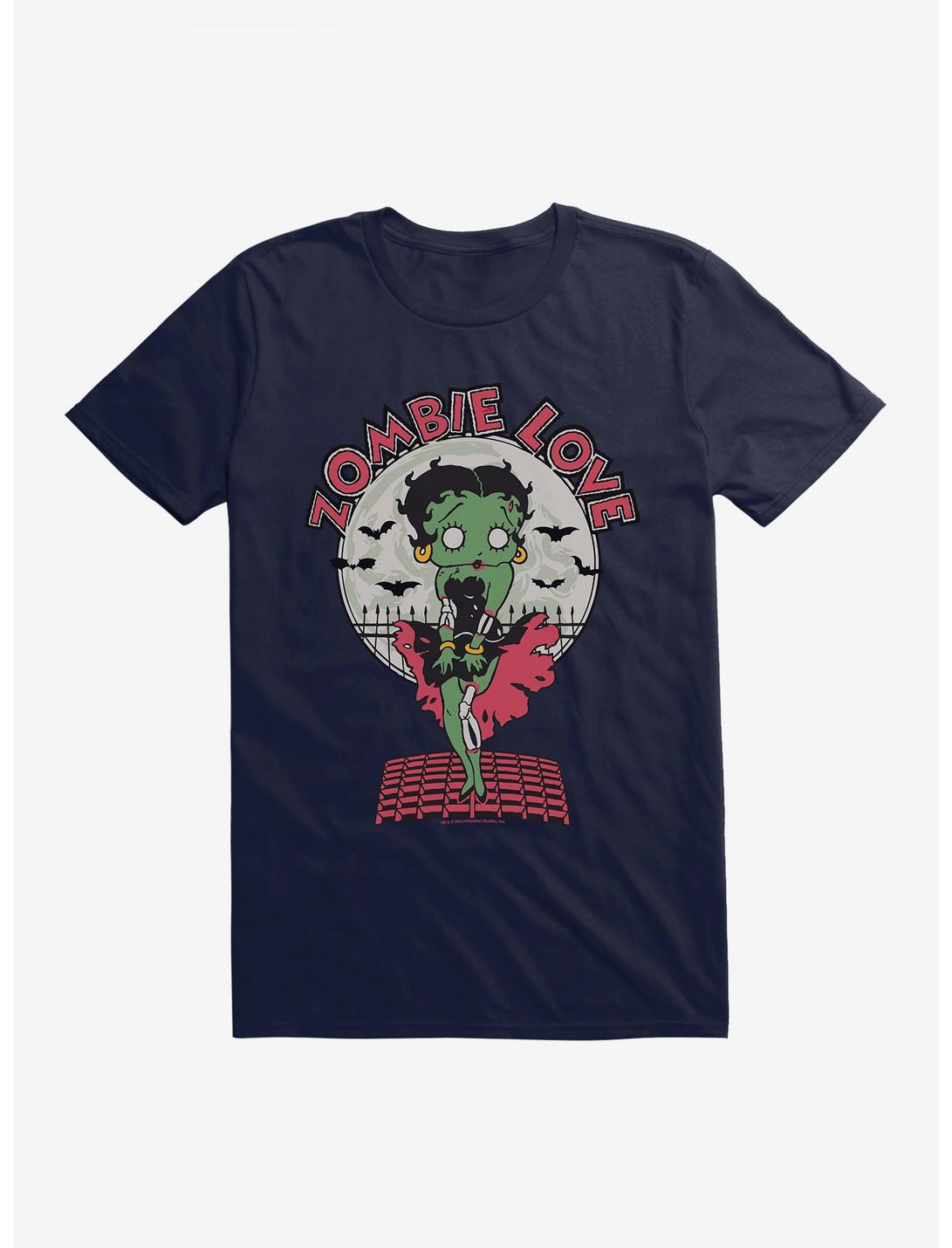 Betty Boop Zombie Betty T-Shirt, NAVY, hi-res