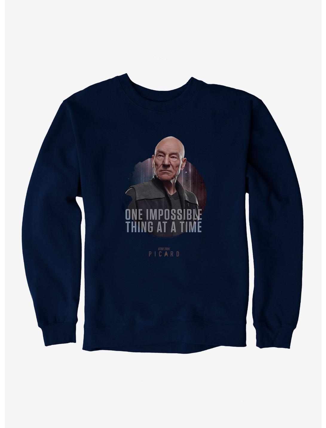 Star Trek: Picard One Thing At A Time Sweatshirt, NAVY, hi-res