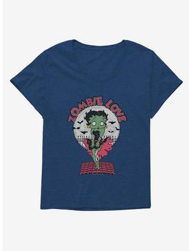 Betty Boop Zombie Betty Girls T-Shirt Plus Size, ATHLETIC NAVY, hi-res