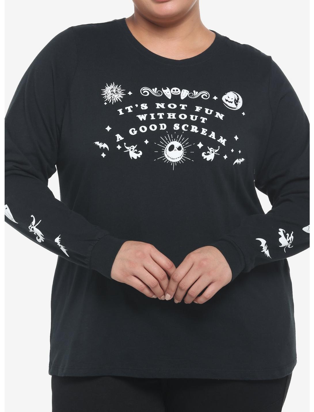 The Nightmare Before Christmas Good Scream Girls Long-Sleeve T-Shirt Plus Size, MULTI, hi-res