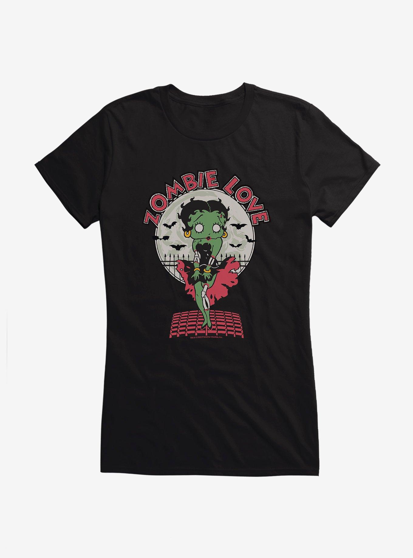 Betty Boop Zombie Girls T-Shirt