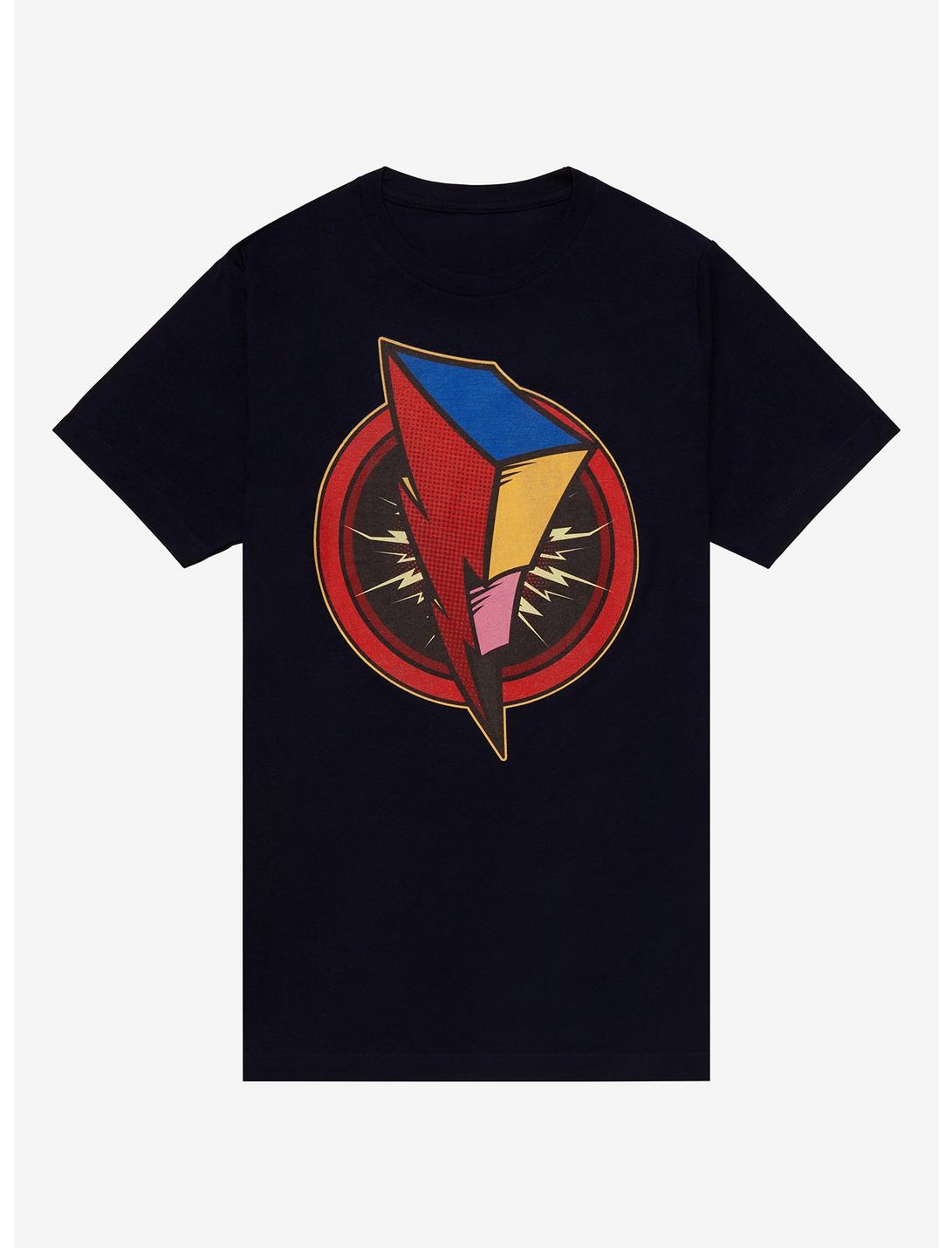 Mighty Morphin Power Rangers Logo T-Shirt, MULTI, hi-res