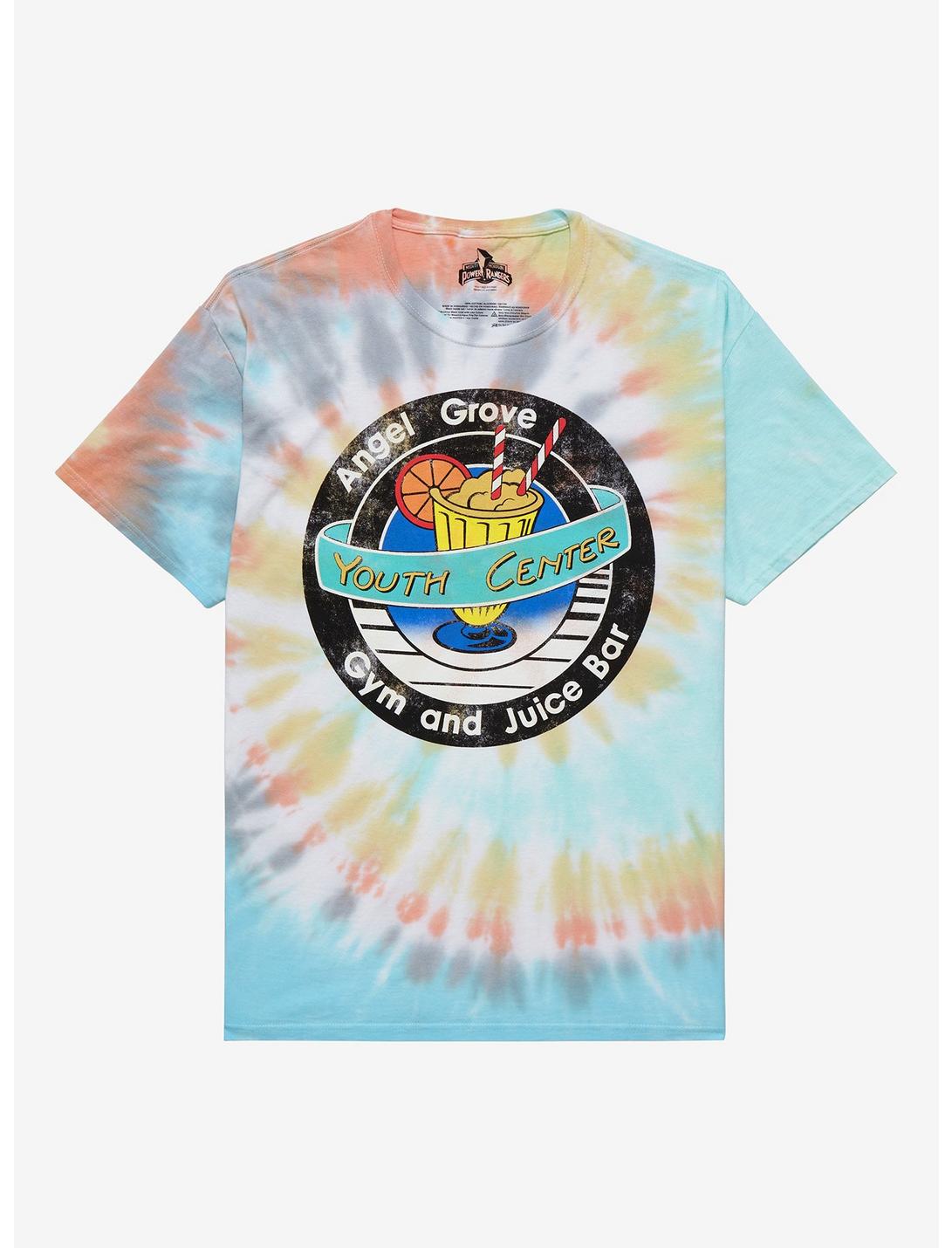 Mighty Morphin Power Rangers Angel Grove Youth Center Tie-Dye T-Shirt, MULTI, hi-res