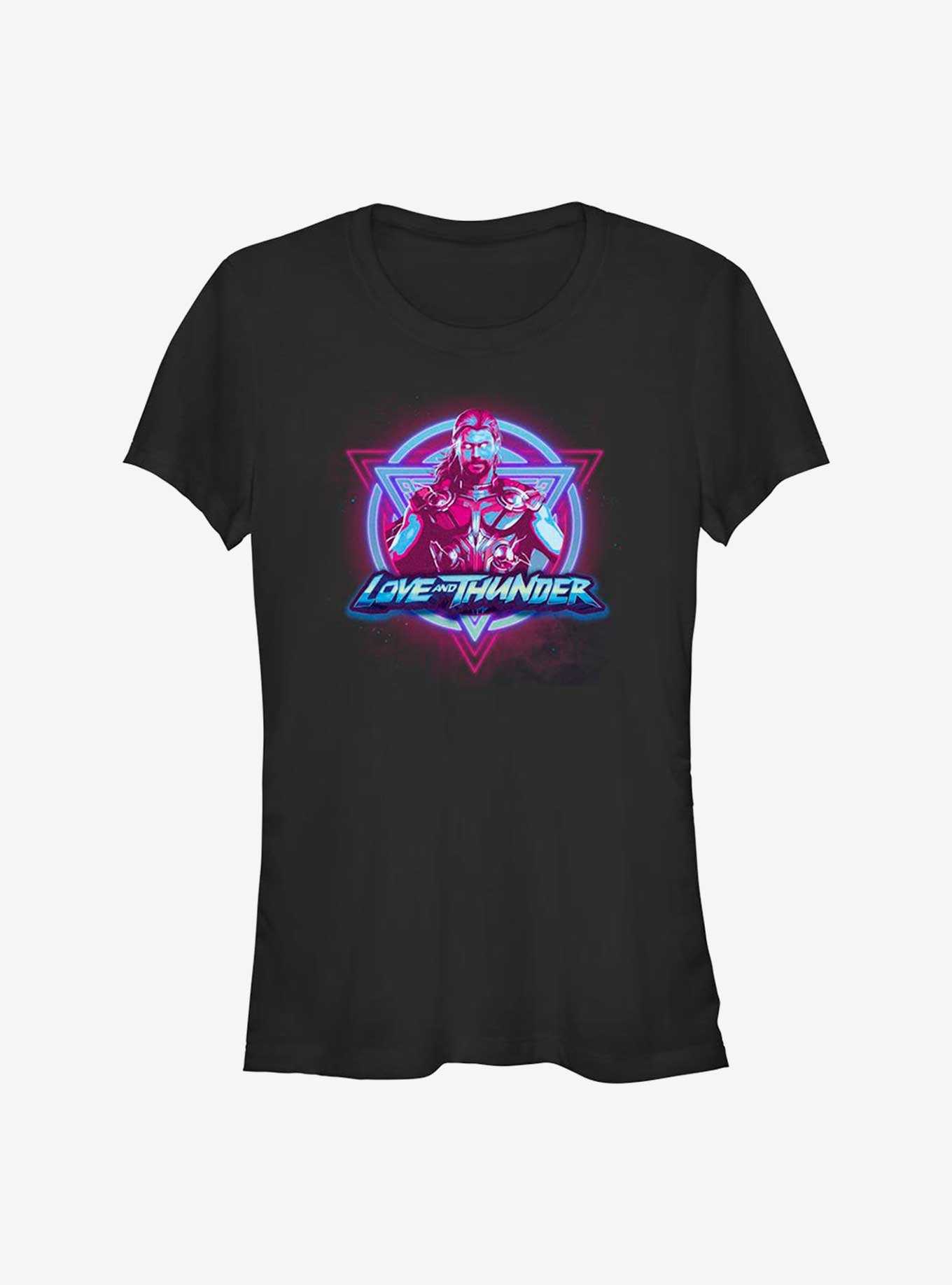 Marvel Thor: Love and Thunder Cosmic Thor Badge Girls T-Shirt, , hi-res