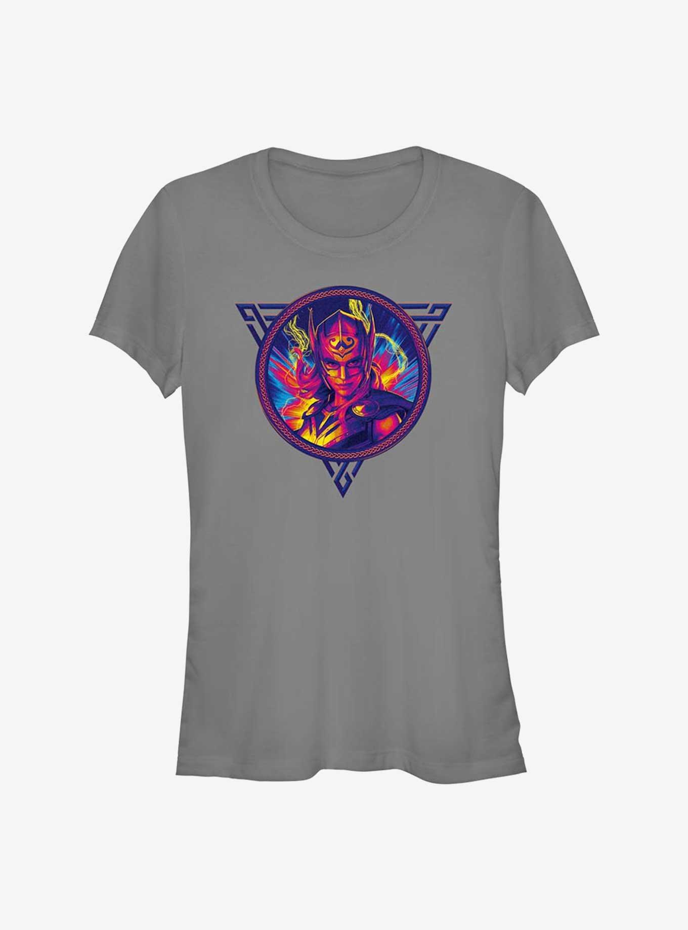 Marvel Thor: Love and Thunder Jane Foster Portrait Badge Girls T-Shirt, , hi-res