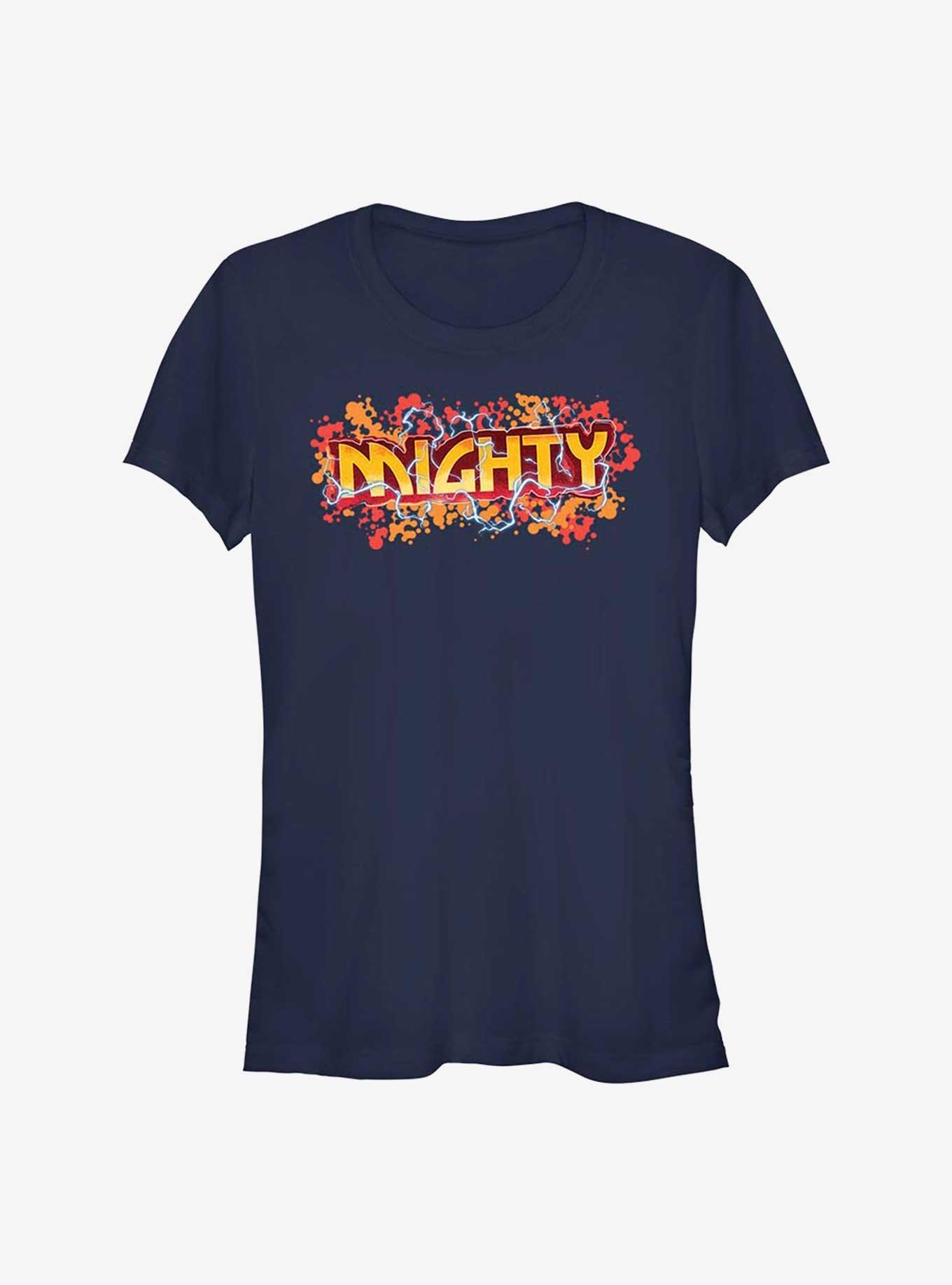 Marvel Thor: Love and Thunder Electric Mighty Girls T-Shirt, NAVY, hi-res
