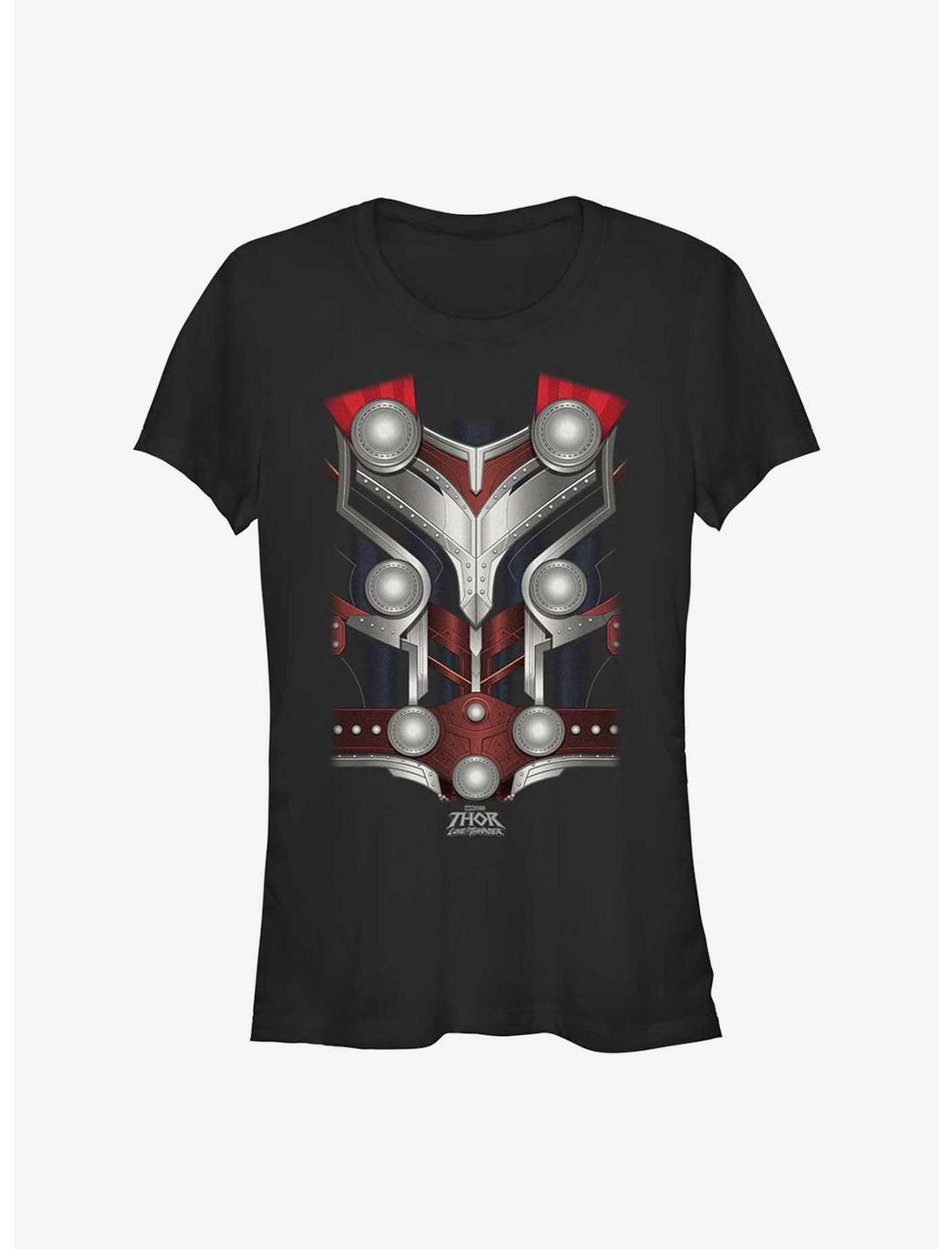 Marvel Thor: Love and Thunder Lady Thor Costume Shirt Girls T-Shirt, BLACK, hi-res