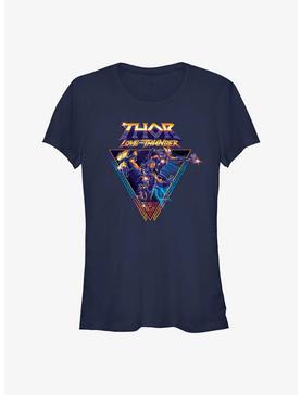 Marvel Thor: Love and Thunder Love And Thunder Badge Girls T-Shirt, NAVY, hi-res