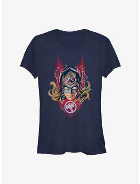 Marvel Thor: Love and Thunder Mighty Helmet Girls T-Shirt, NAVY, hi-res