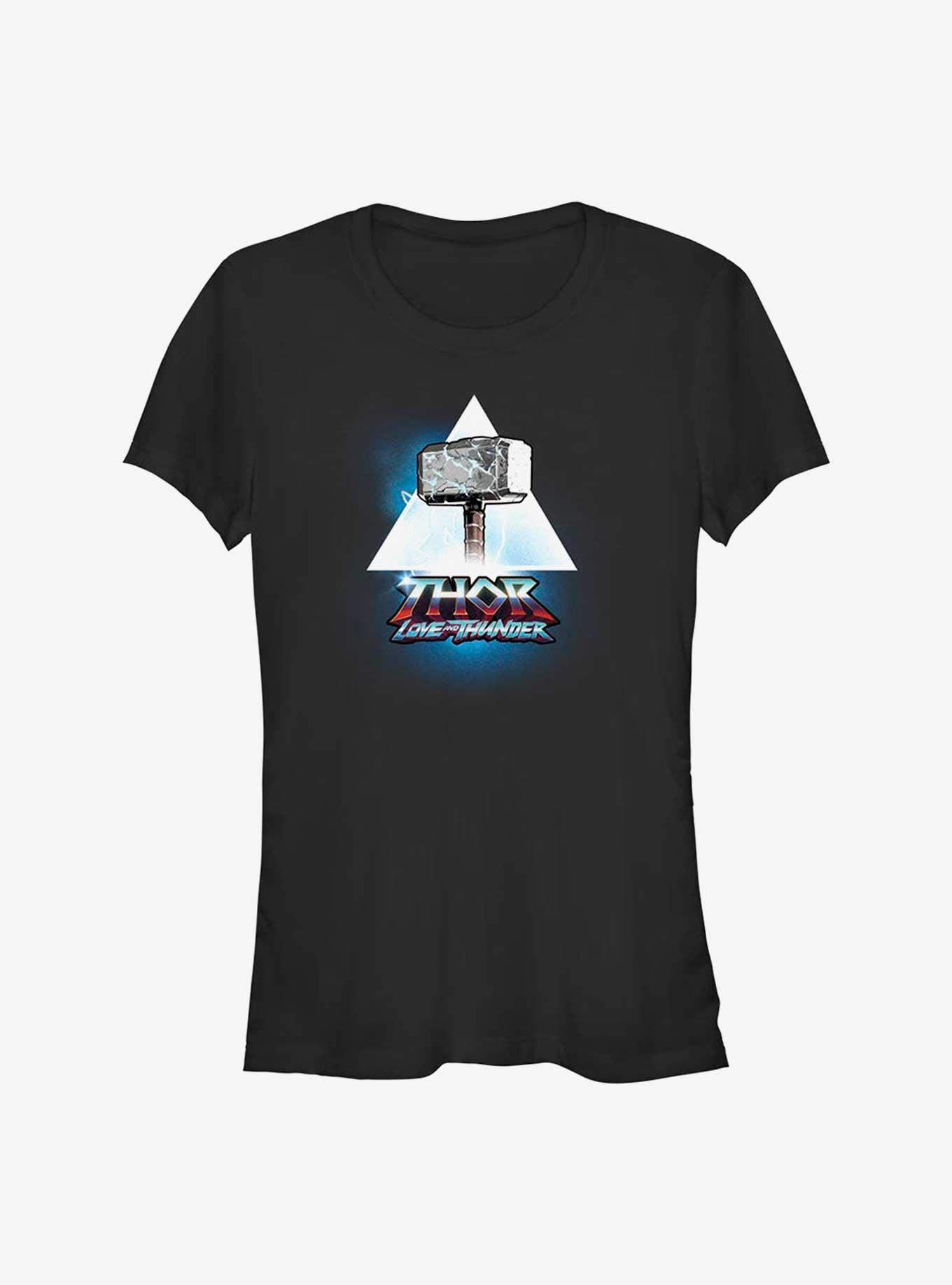 Marvel Thor: Love and Thunder Mjolnir Triangle Badge Girls T-Shirt, , hi-res